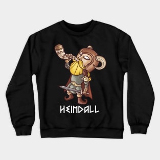 Heimdall - God of Light and Protection! Norse Mythology Gift for Vikings and Pagans! Crewneck Sweatshirt